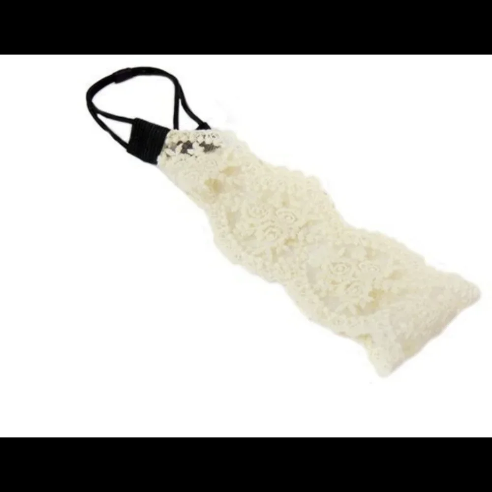 Lace Wide Stretch Headband Headwrap